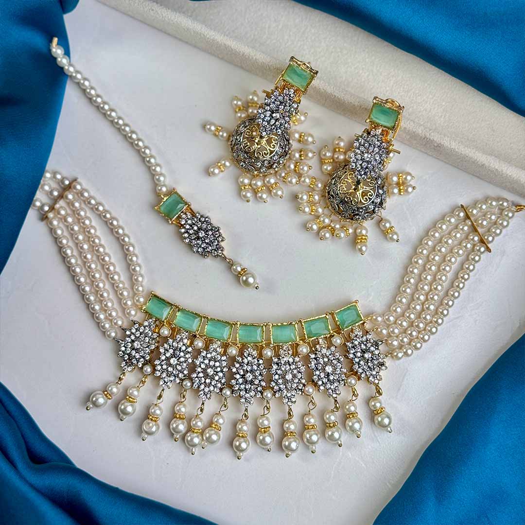 Gulab Set (Turquoise)