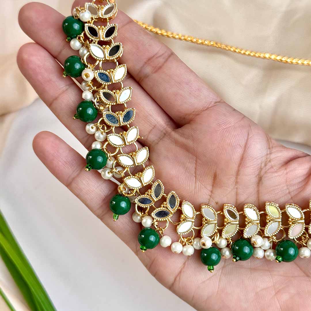 Leaf Necklace (Green)