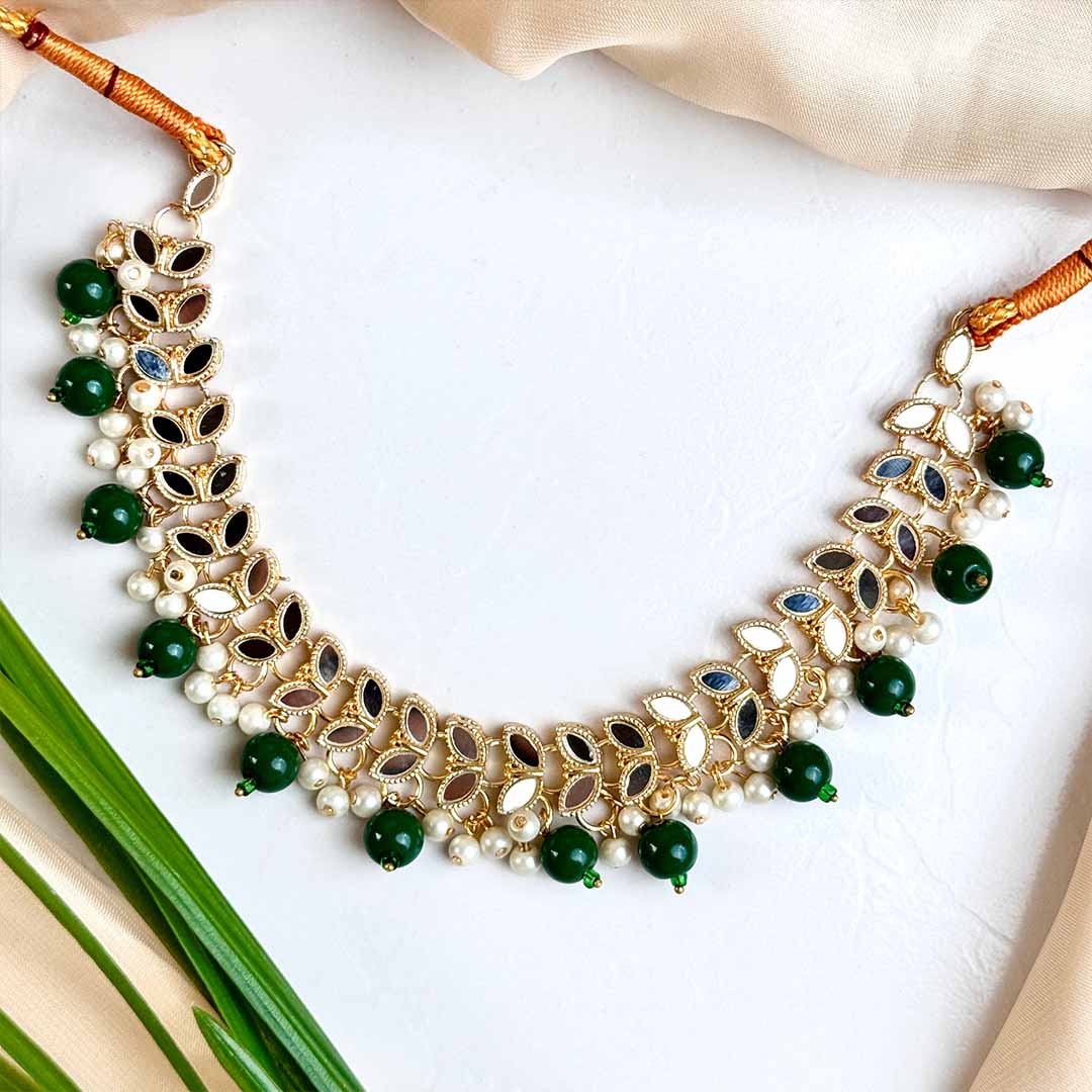 Leaf Necklace (Green)