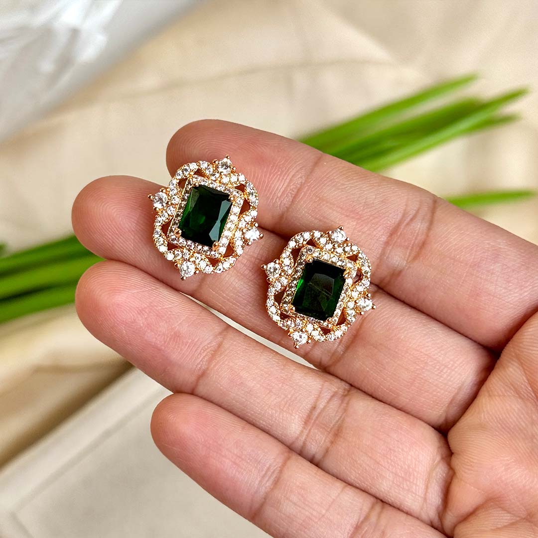 Ruya Studs (Emerald)