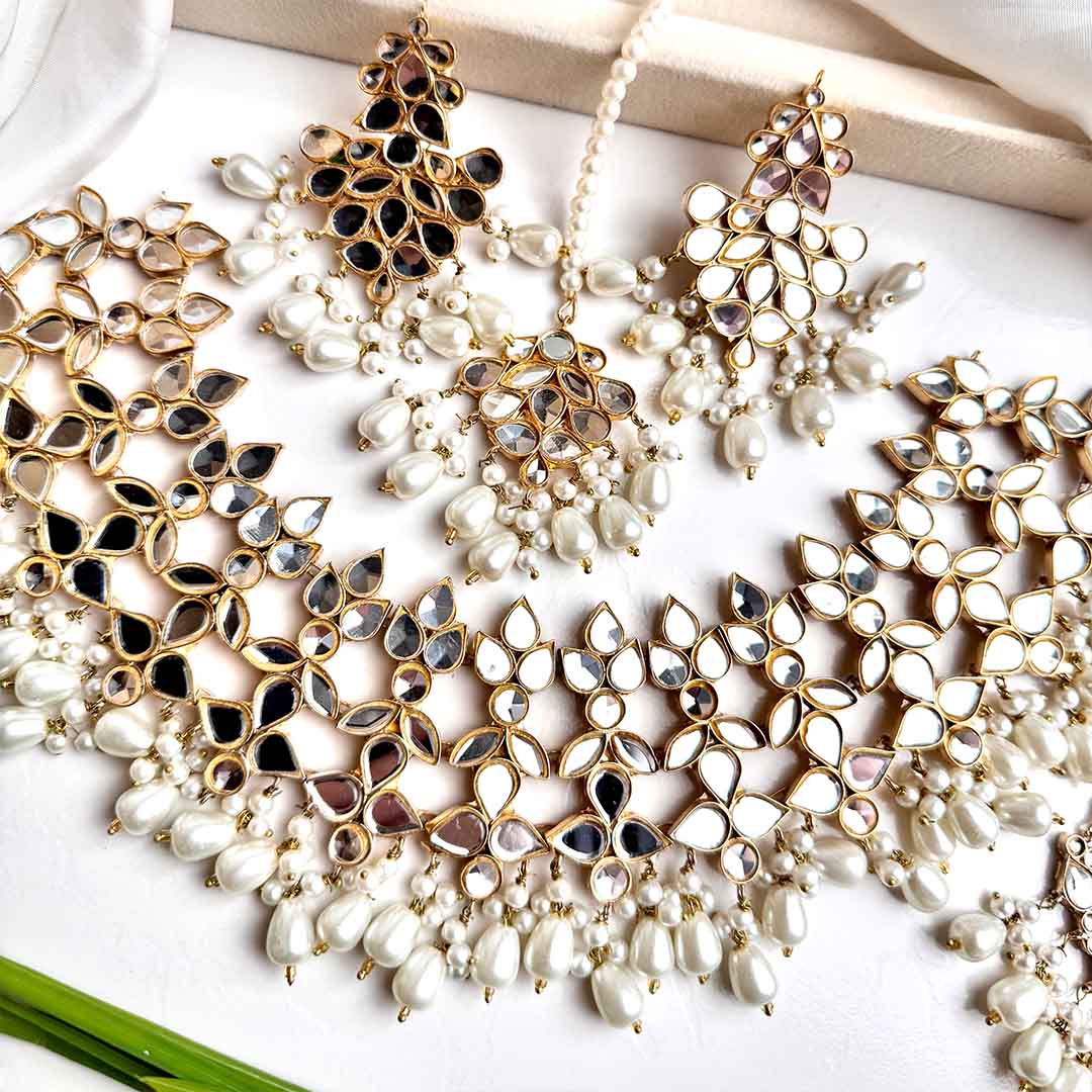 Savera Bridal Set (Pearl)