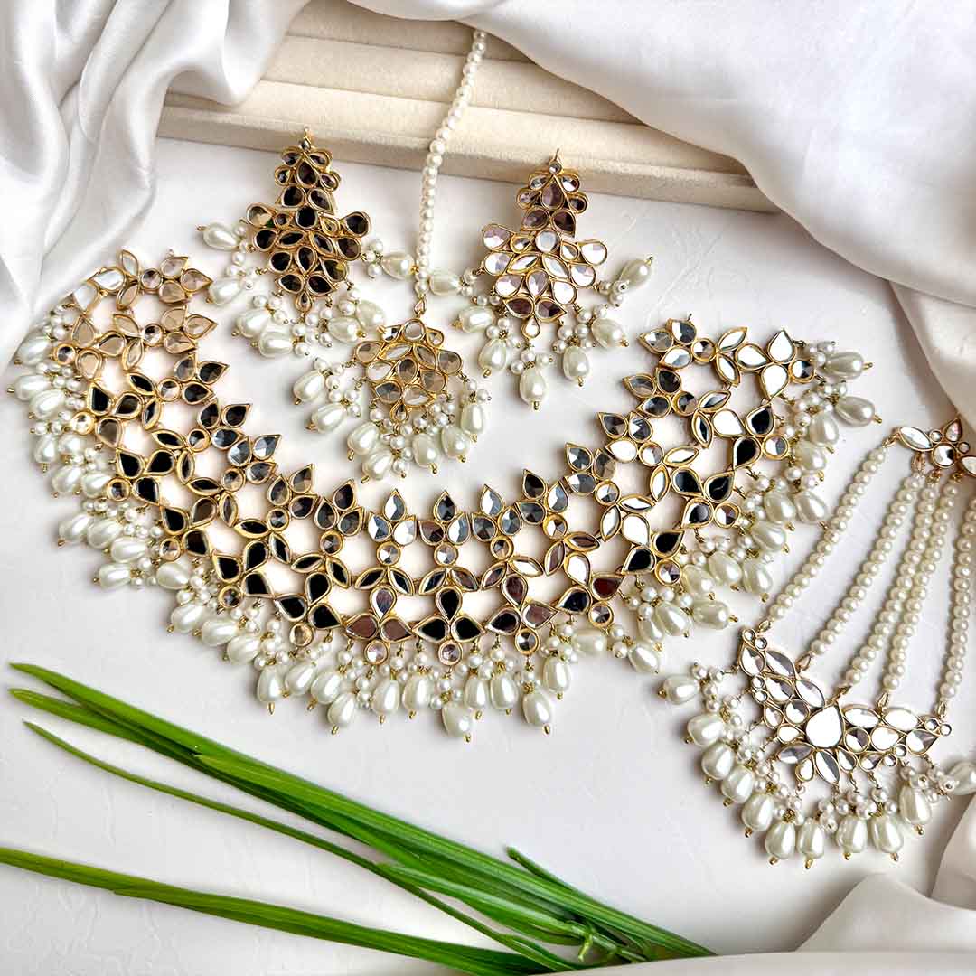 Savera Bridal Set (Pearl)