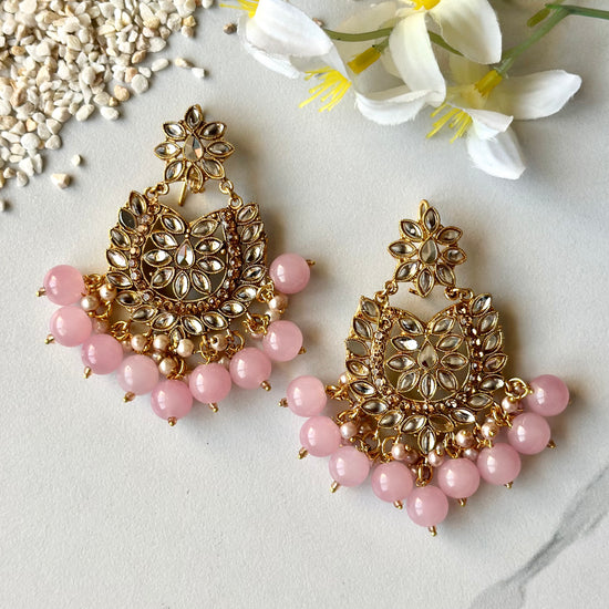 Sameera Earrings (Light Pink)