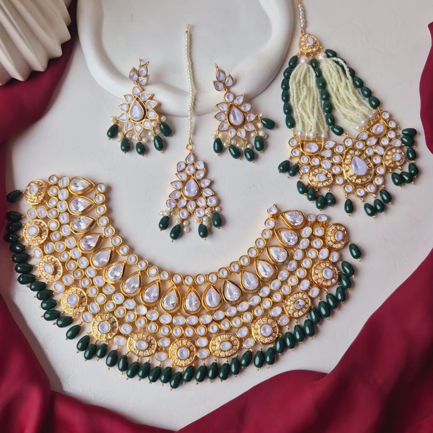 Load and play video in Gallery viewer, Gul Bahar Bridal Set