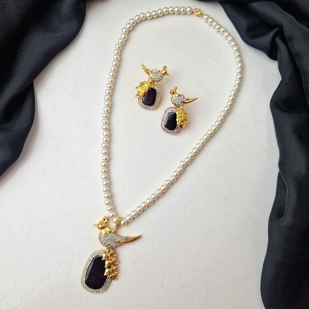 Bird Maala Set (Black)
