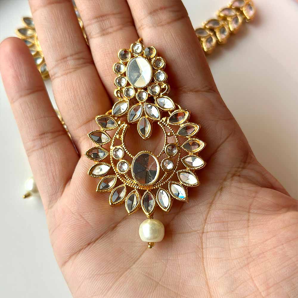 Iqra Earrings and Teeka Set - Alita Accessories