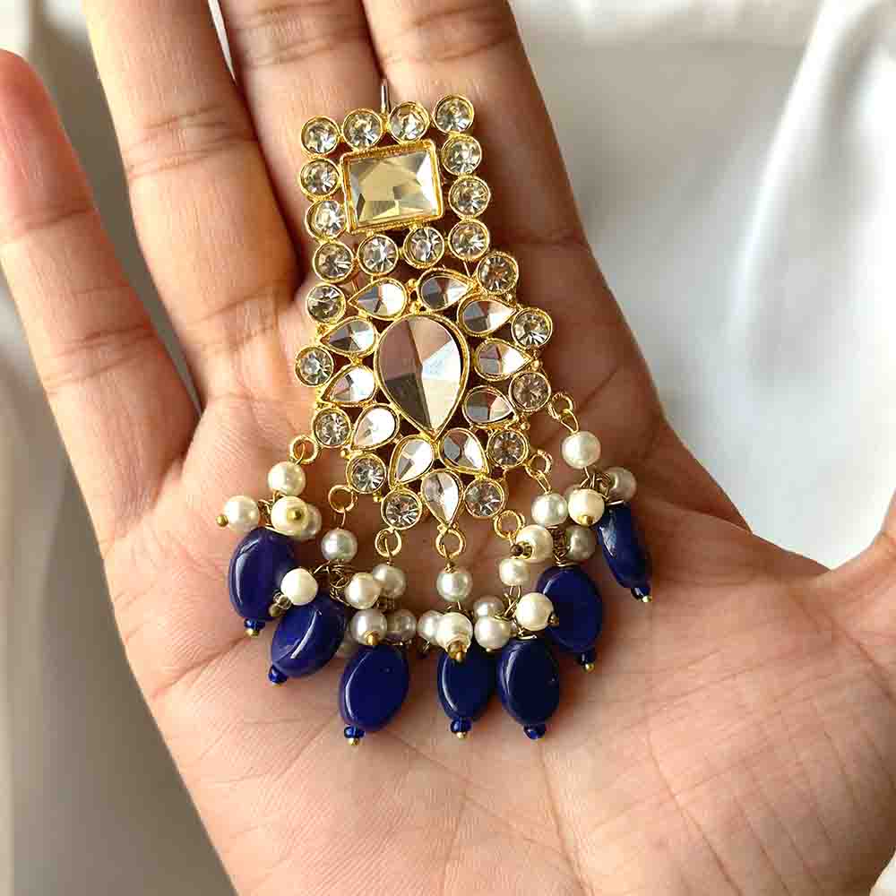 Taabya Earrings (Dark blue) - Alita Accessories