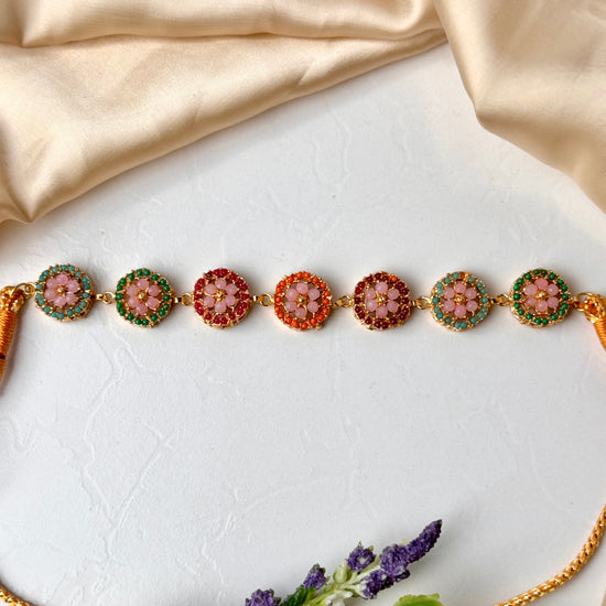 Multi color necklace