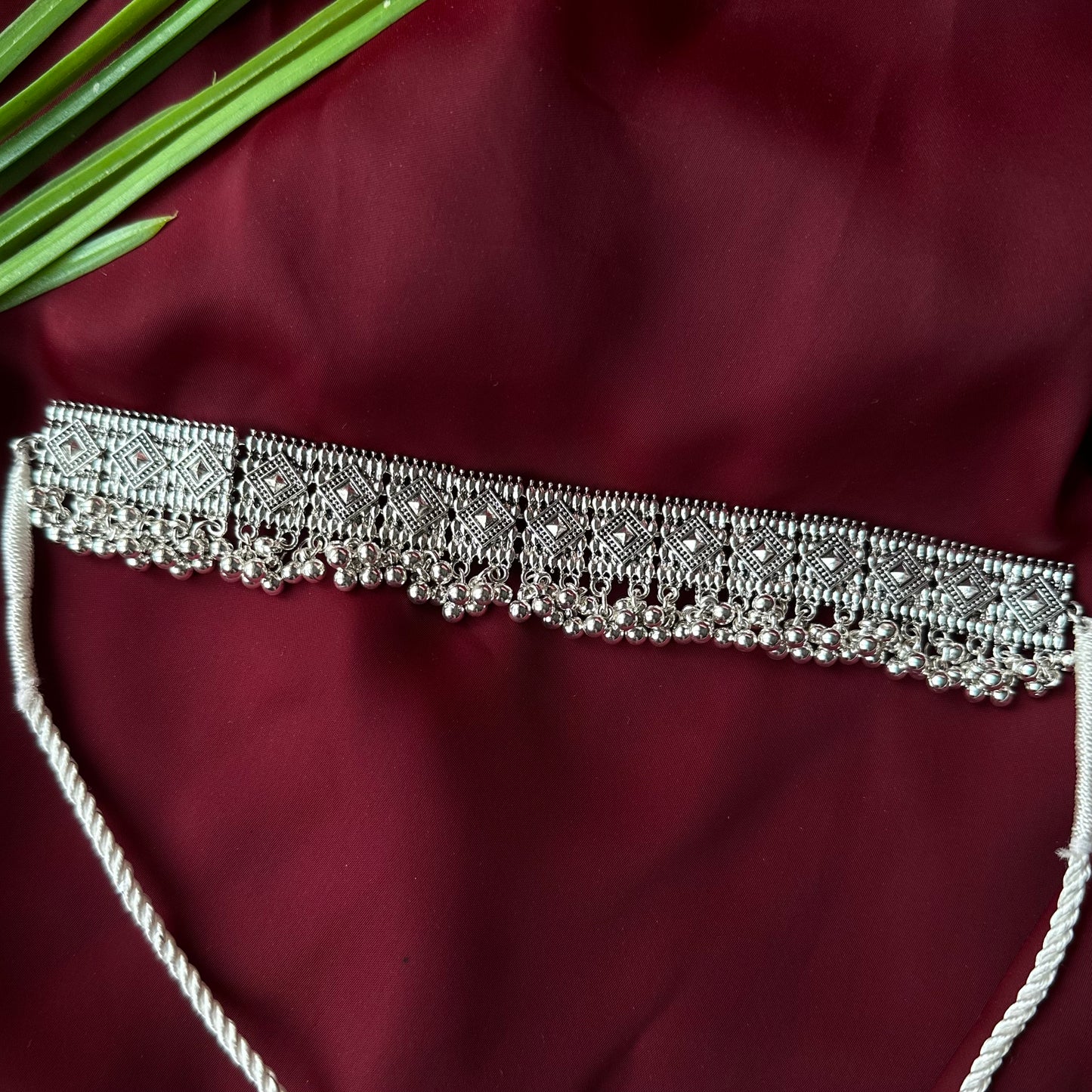 Ethnic Silver Necklace 4