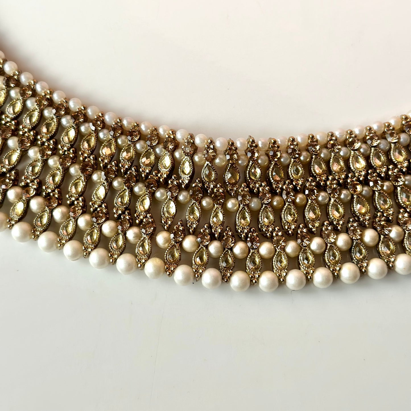 Broad Necklace (Antique Golden)