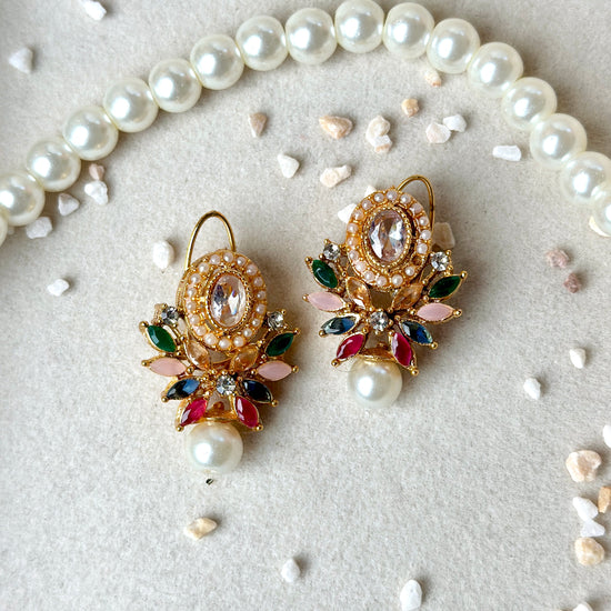 Lana earrings (Golden Multi)