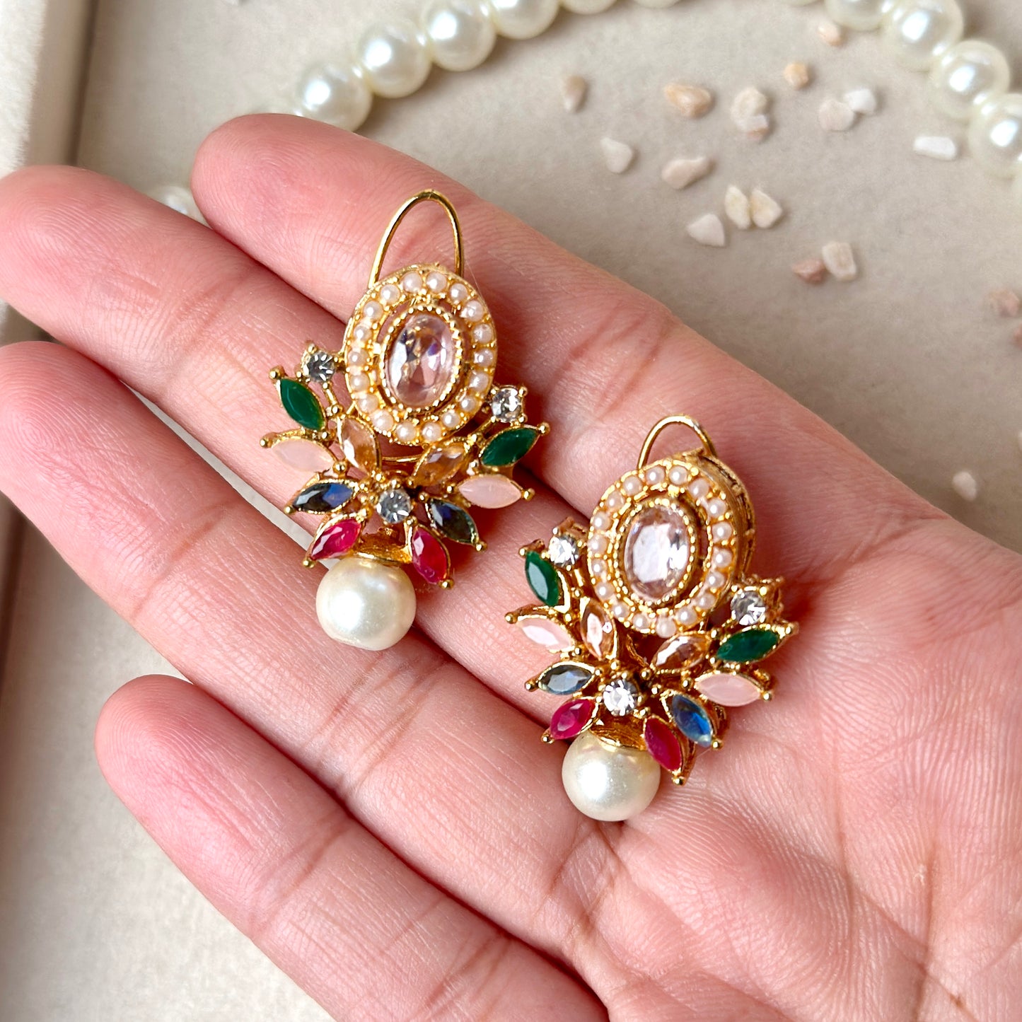 Lana earrings (Golden Multi)