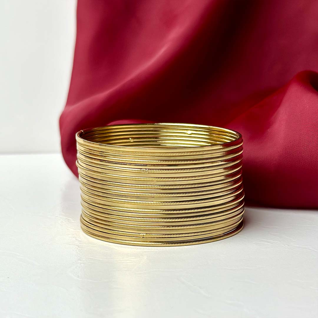 Aaira Bangles (Golden)