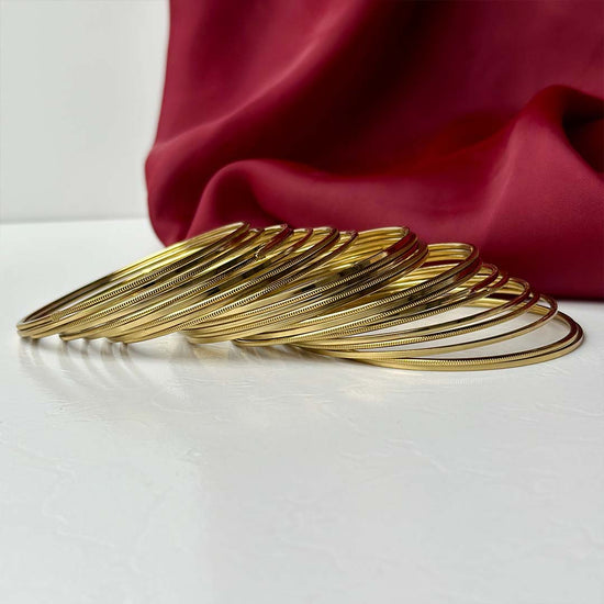 Aaira Bangles (Golden)