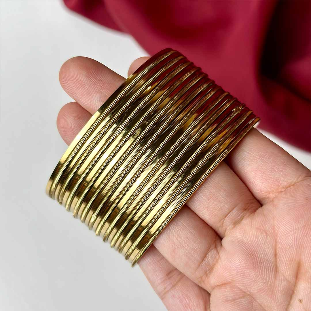 Aaira Bangles (Golden)