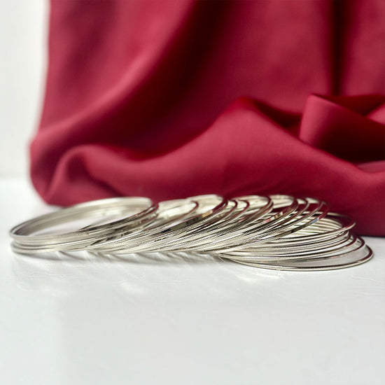 Aaira Bangles (Silver)