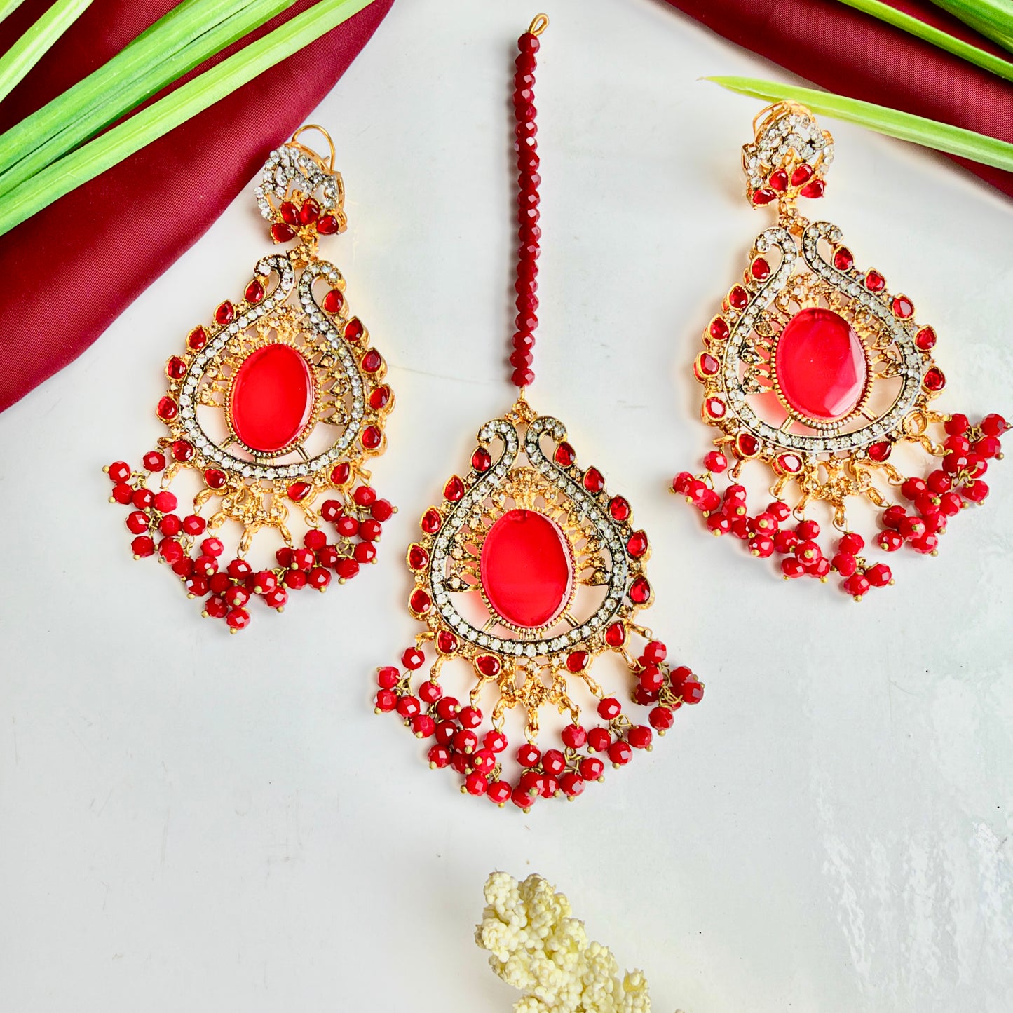 Afsana Set (Red)