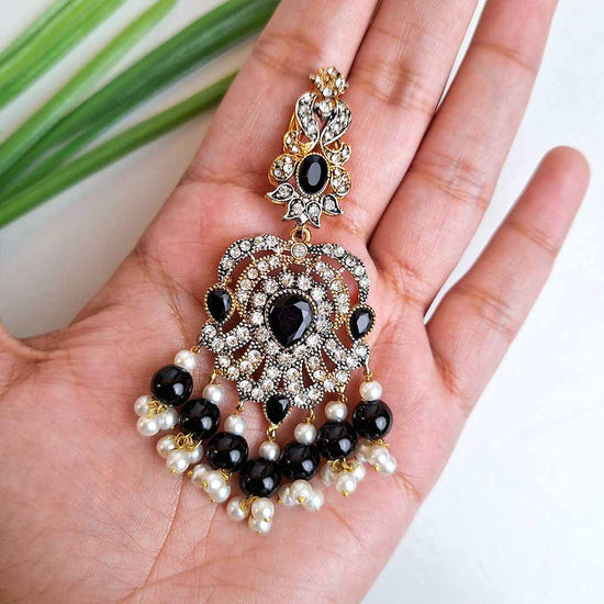 Aleeza Earrings (Black)