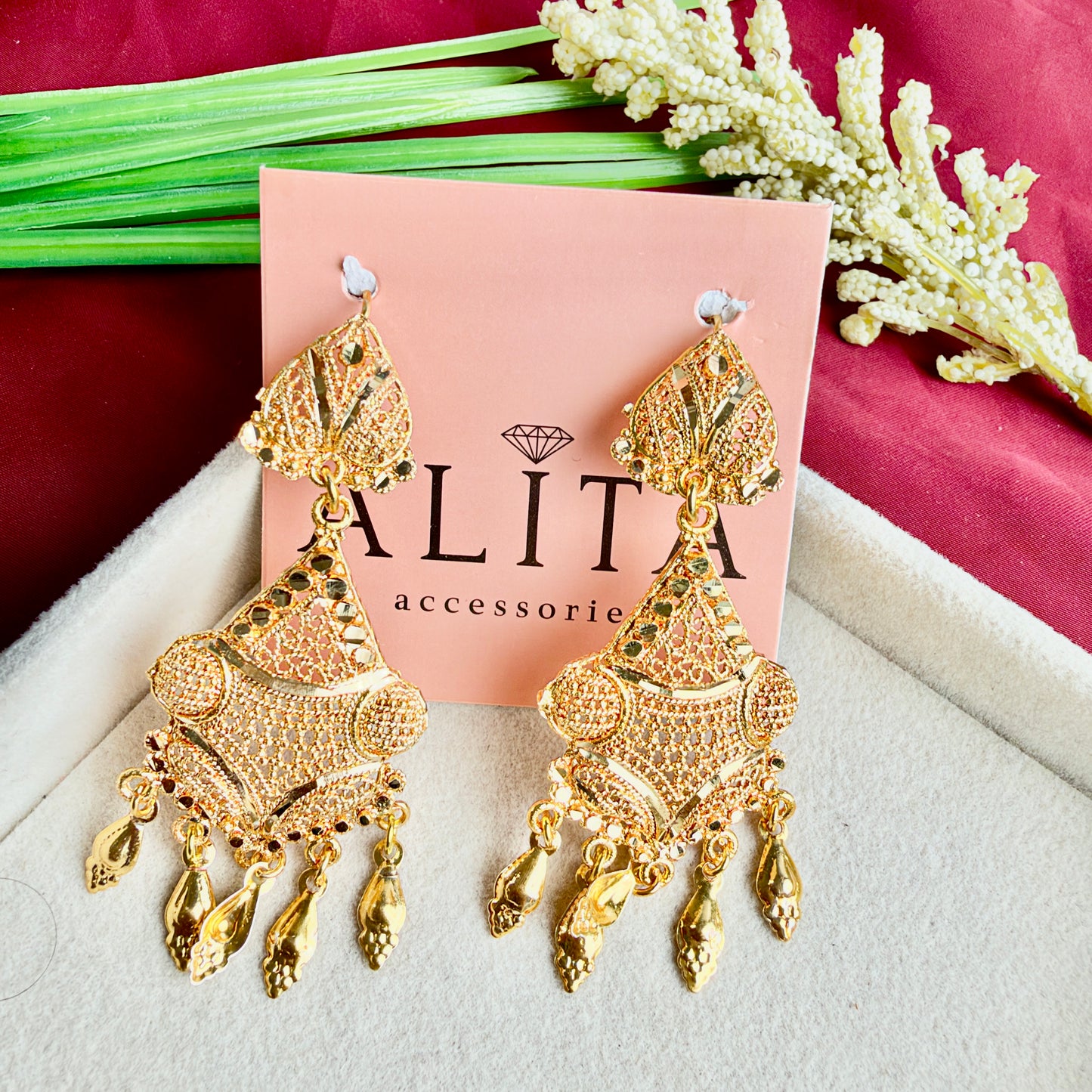 Antique Gold Earrings