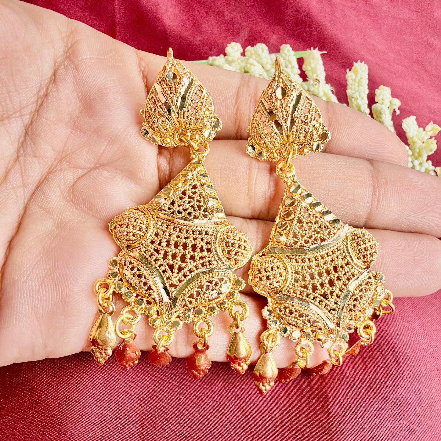 Antique Gold Earrings