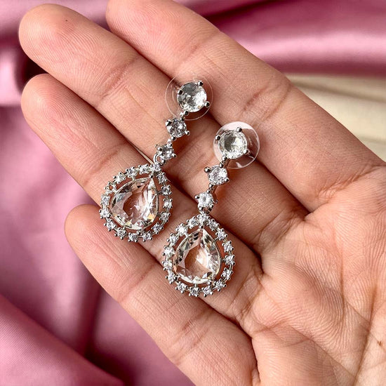 Bianca Earrings (Crystal)