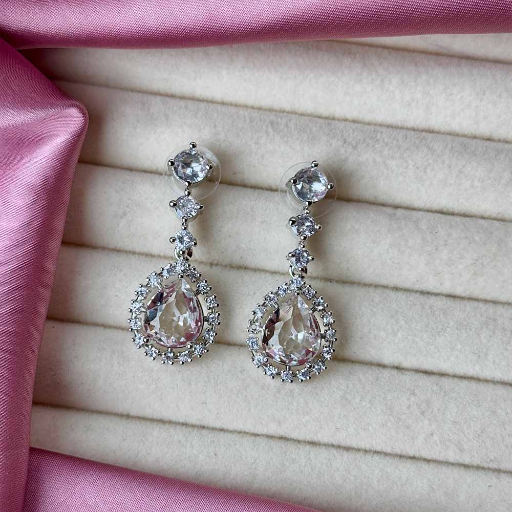 Bianca Earrings (Crystal)