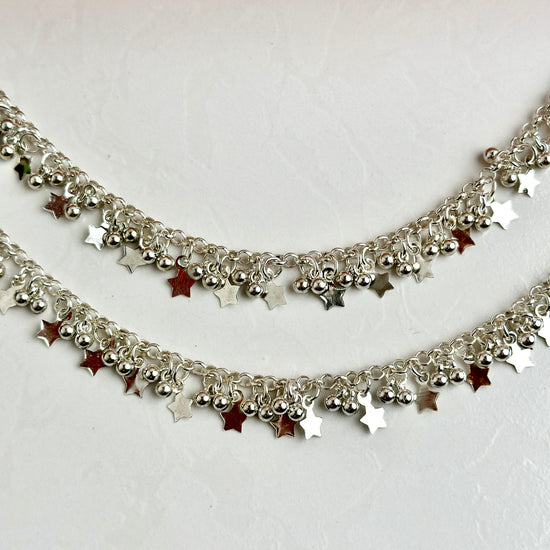 Load image into Gallery viewer, Silver Star Anklet
