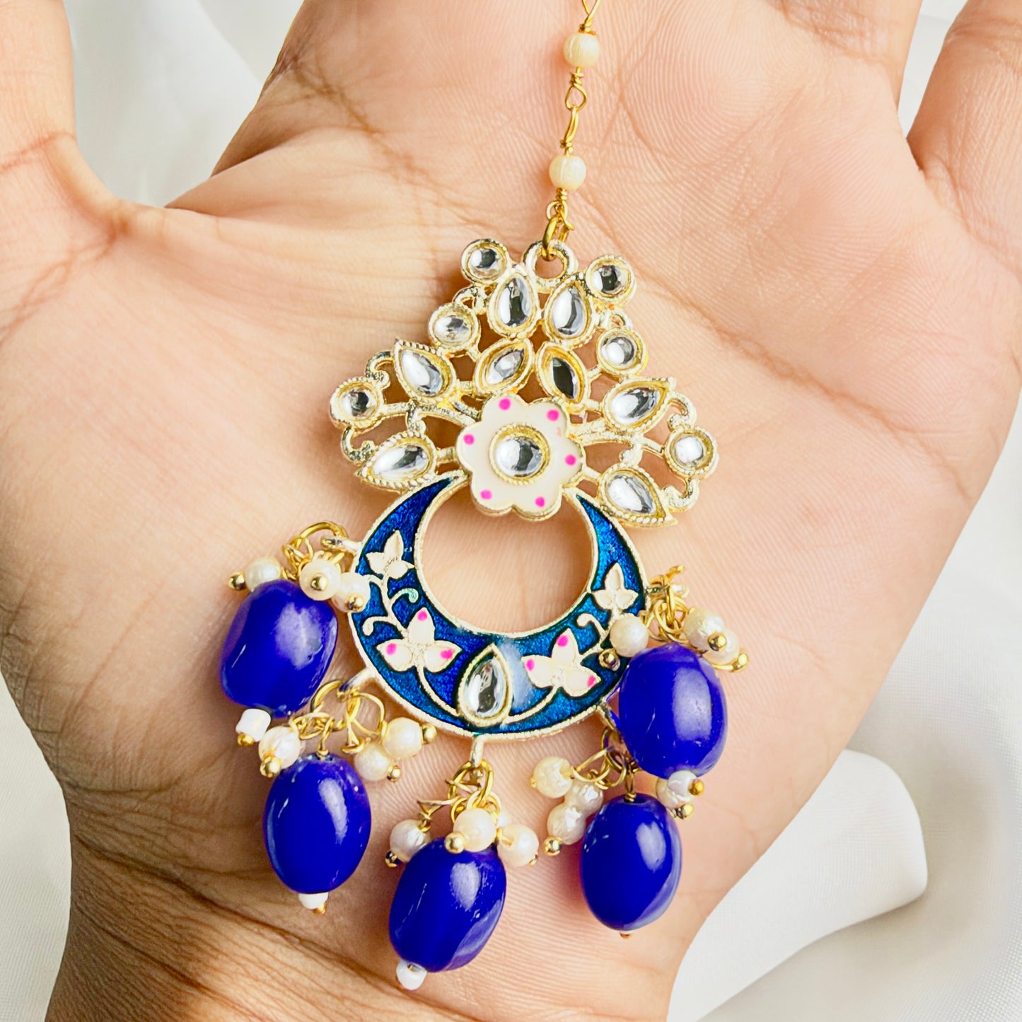 Chaand Baali (Navy Blue)