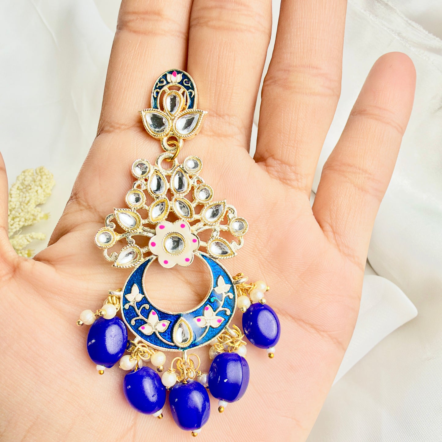Chaand Baali (Navy Blue)