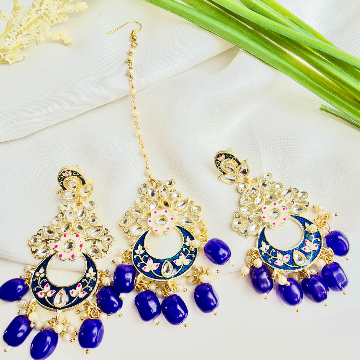 Chaand Baali (Navy Blue)