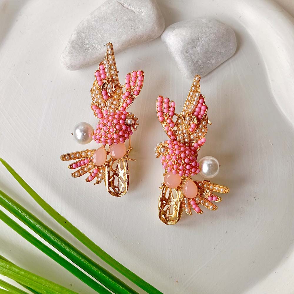Cuckoo Earrings (Pink)