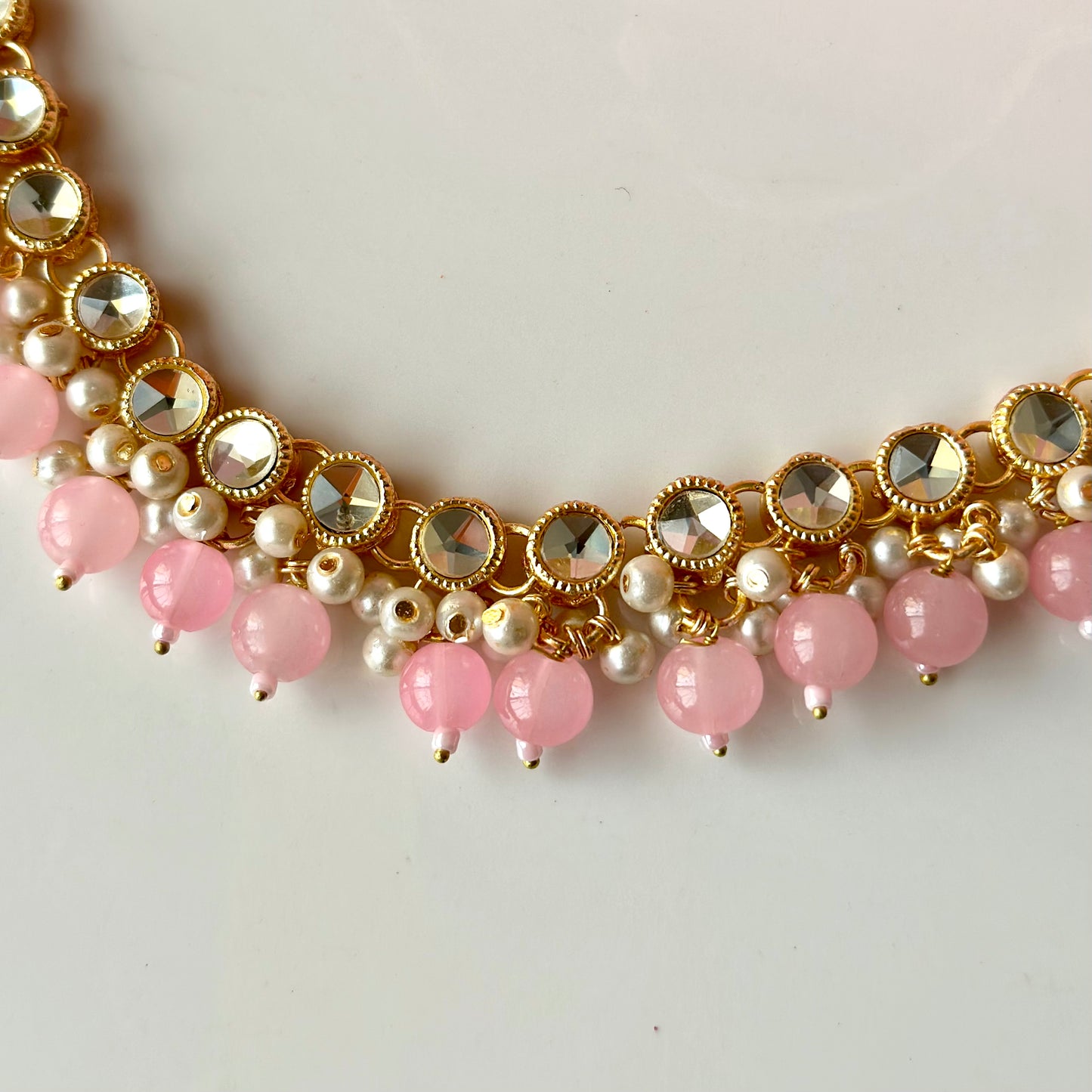 Jeena Necklace (Baby Pink)