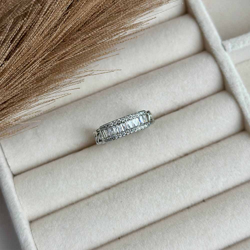 Encrusted Band Ring