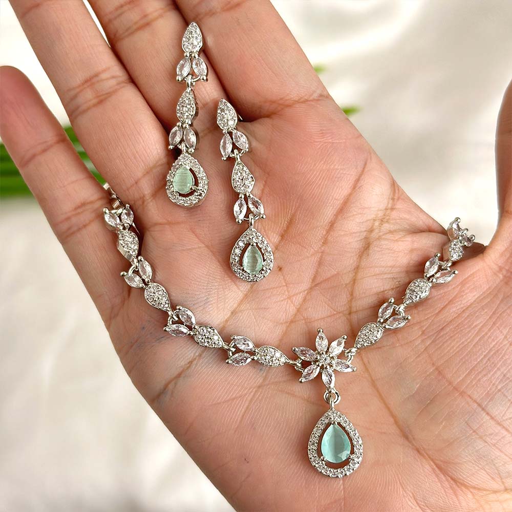 Evelyn Set (Silver Turquoise)