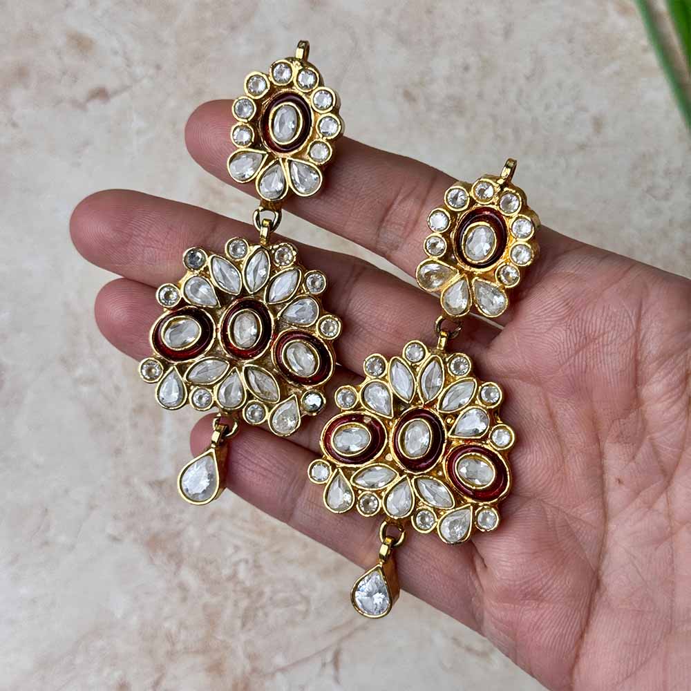 Farshi Kundan Earrings