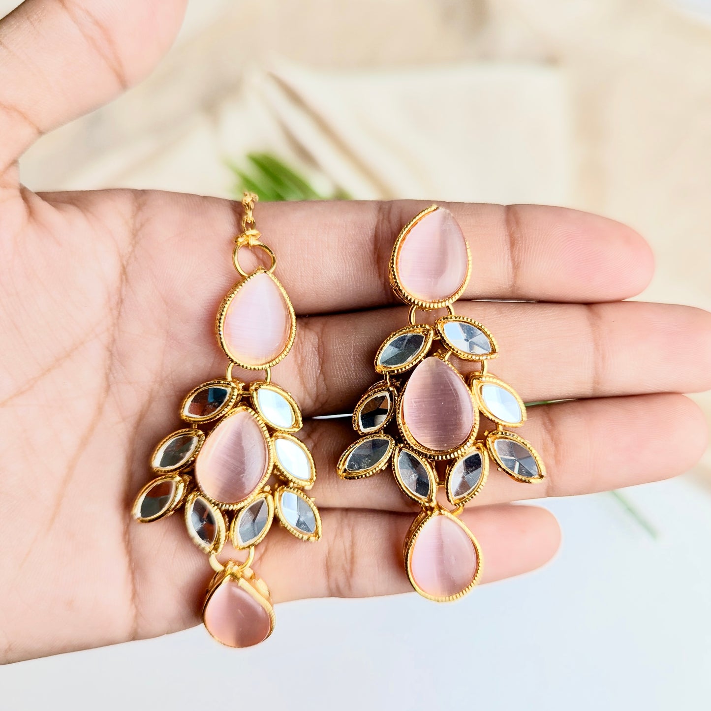 Gul-e-Shahi Necklace Set (Pink)