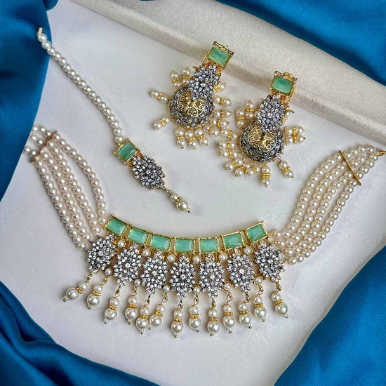 Gulab Set (Turquoise)