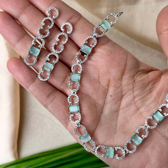 Hazel Set (Silver Turquoise)