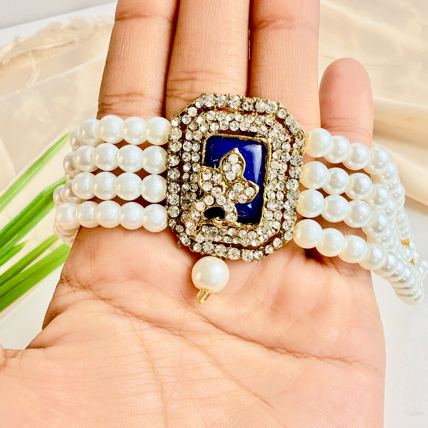 Jahanara Golden Set (Blue)