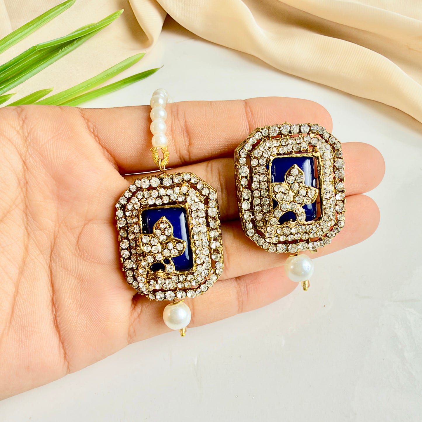 Jahanara Golden Set (Blue)