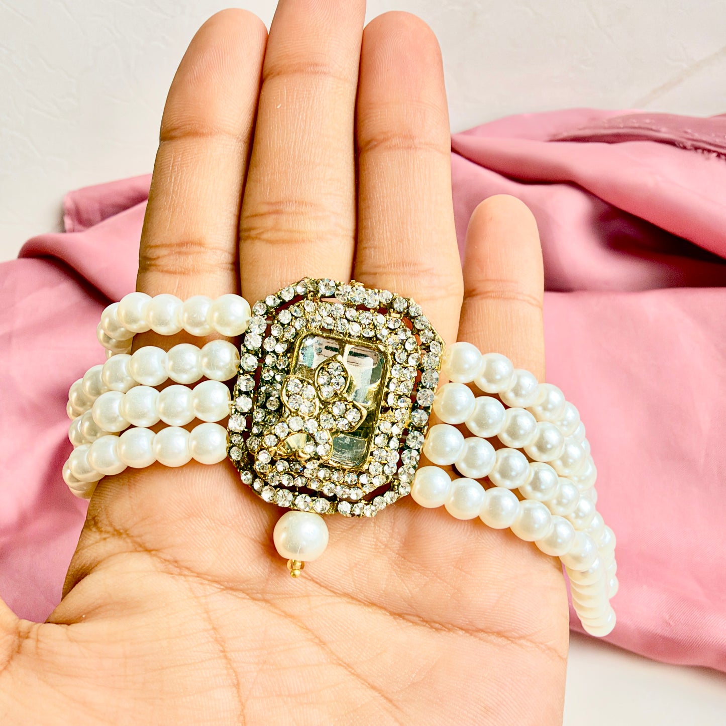 Jahanara Golden Set (Crystal)