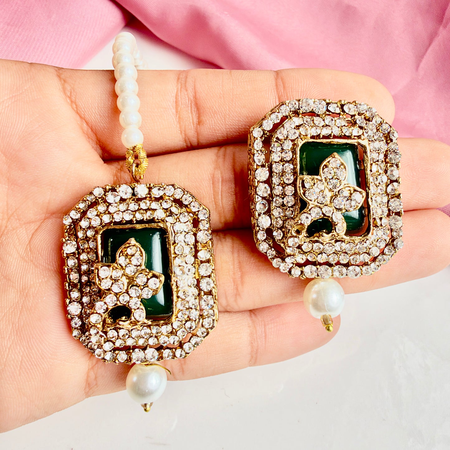 Jahanara Golden Set (Green)