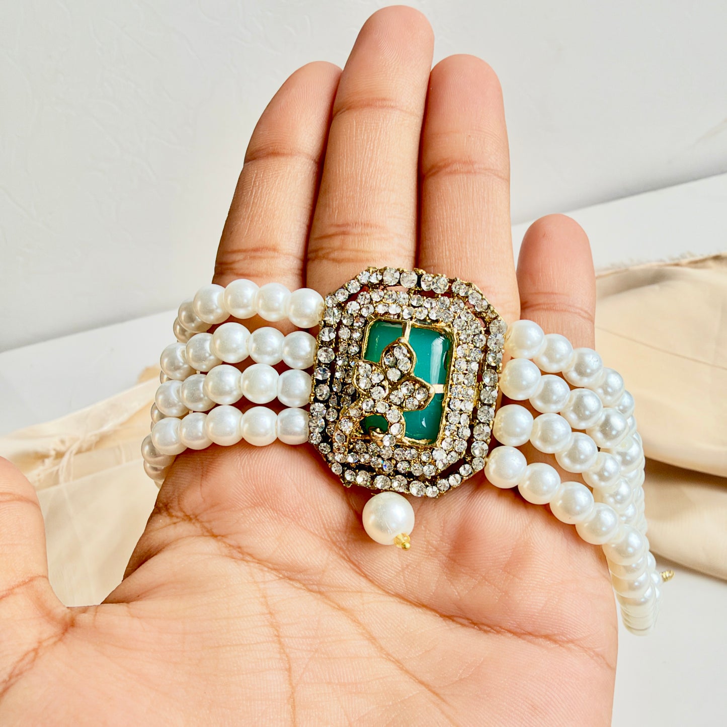 Jahanara Golden Set (Mint)