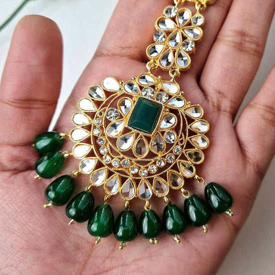 Kundan Bindiya (Green)