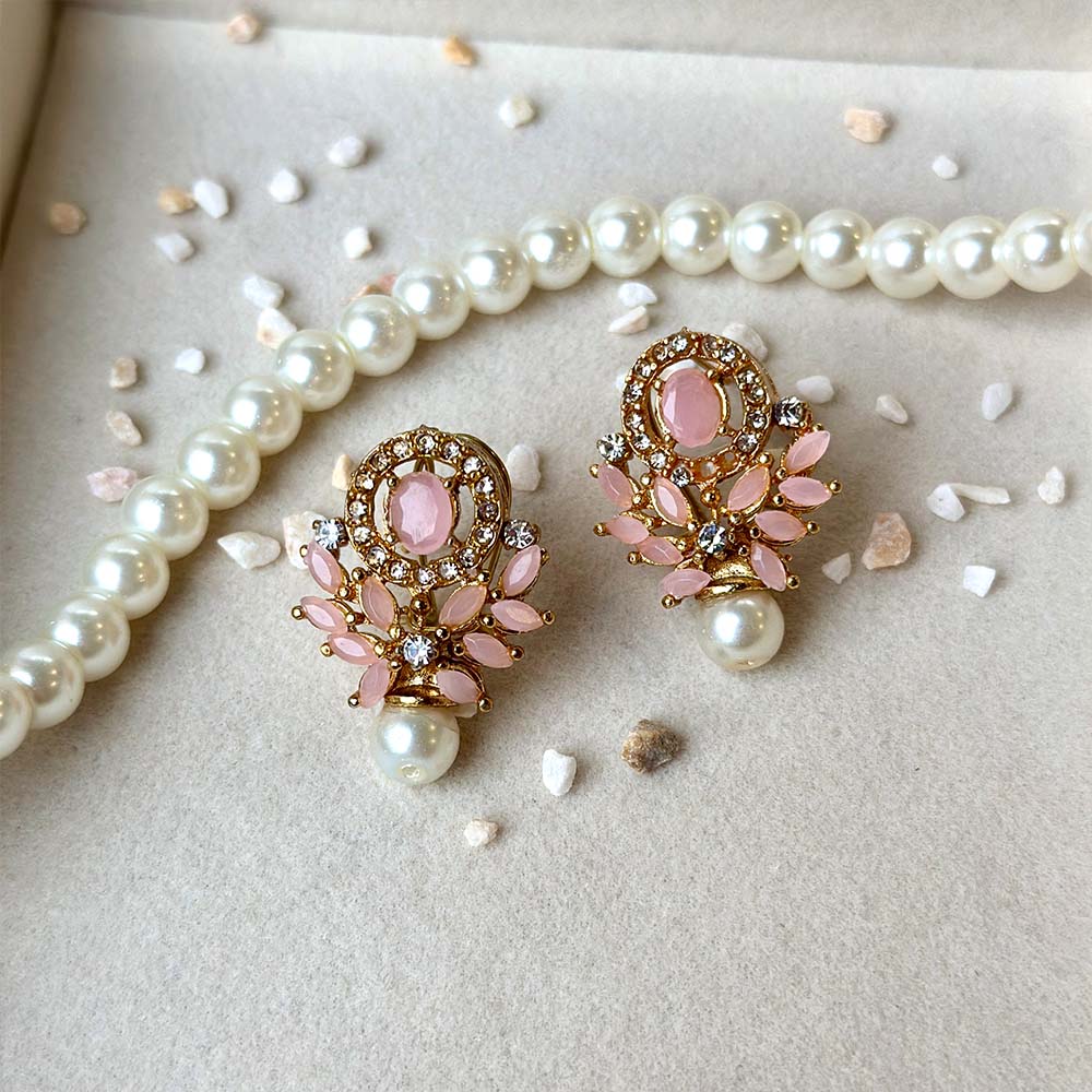 Lana Earrings (Golden Light Pink)