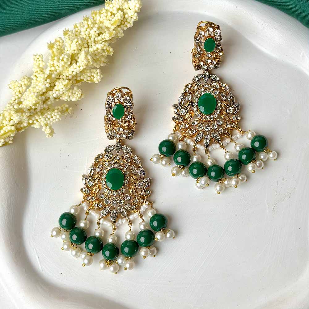 Maisha Earrings (Green)