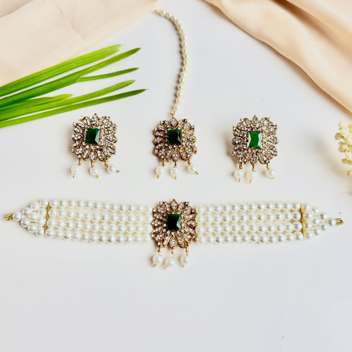 Meher Antiue Set (Green)