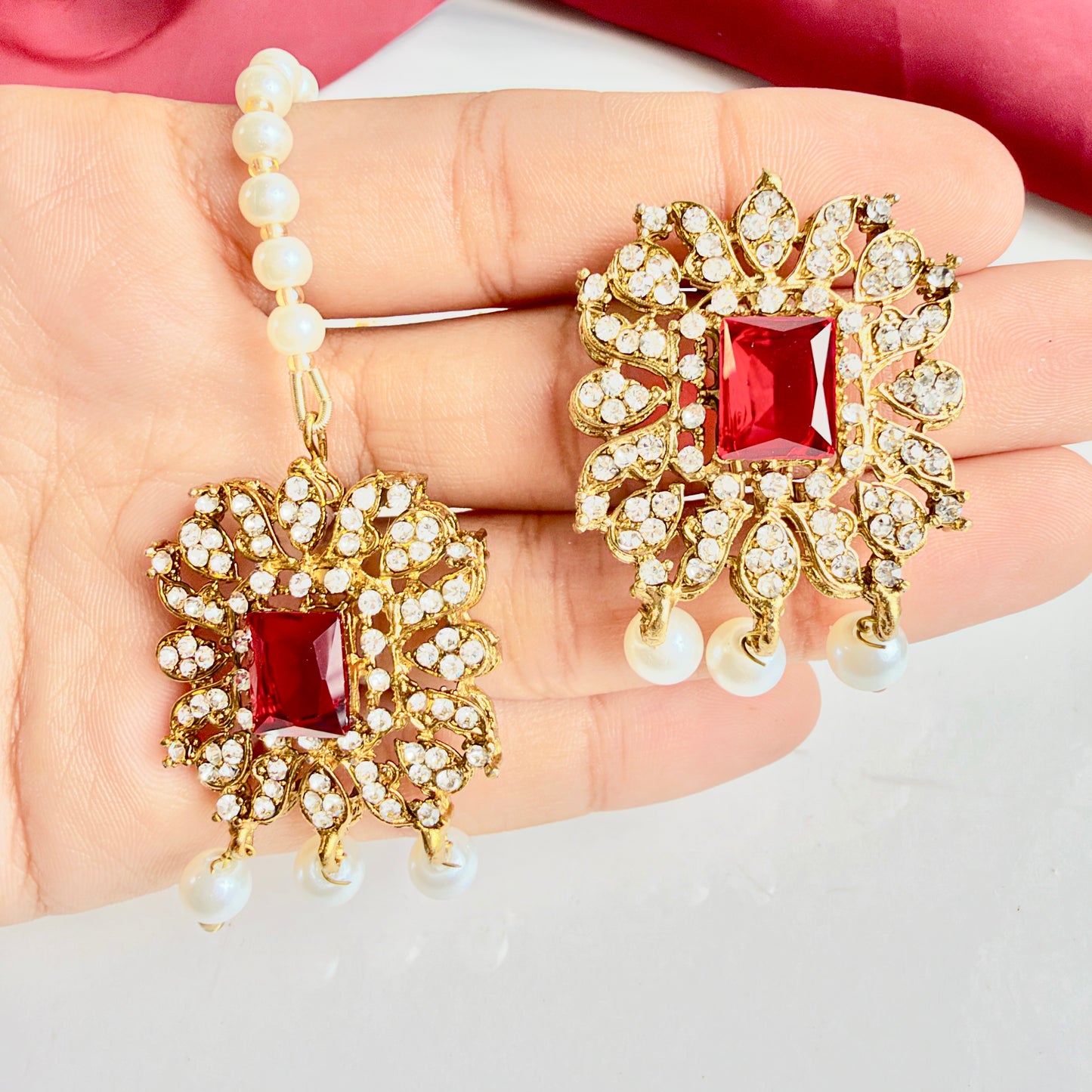 Meher Antiue Set (Red)