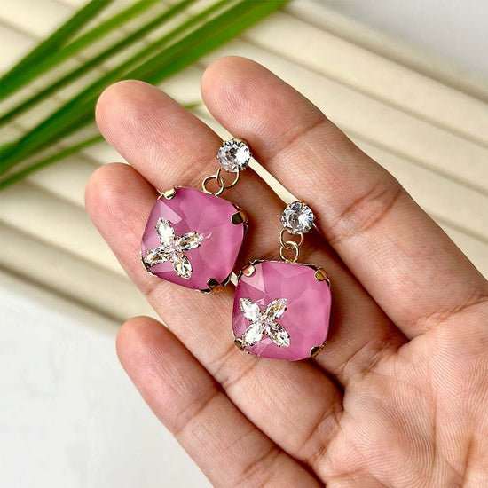 Melissa Earrings (Pink)