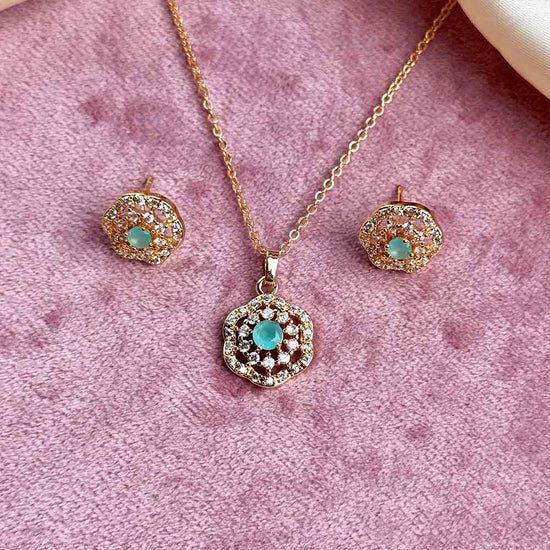 Mysa Pendant Set (Turquoise)